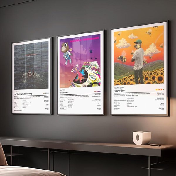 Personalized Album Poster Wall Art Home Decor Custom Music Gifts Album Cover Choose Your Own Album Personalized Print