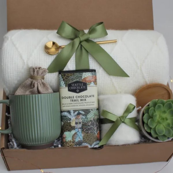 Fall Care Package For Women, Hygge Gift Box Fall Cozy Gift, Get Well Gift, Sending Hugs Gift Set for women, Thinking of You Mental Health Gift