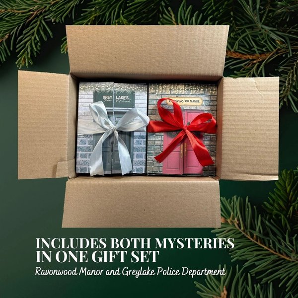 Mystery Adventskalender Detektivgeschichten Spielset 24 Tage, einzigartiges Weihnachtsgeschenk für Mystery-Liebhaber