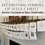 Weihnachtssymbole von Jesus Adventskalender: Skriptur Karten, Homeschool Kinder Geschenk