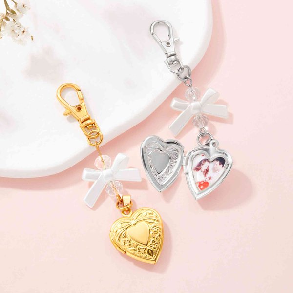 Porte-clés personnalisé avec photo en forme de coeur Anniversaire Anniversaire Cadeau d'anniversaire pour elle