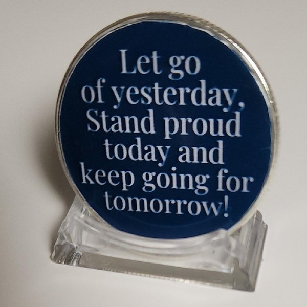 Custom Sobriety Coin with Name and Date, The Journey Continues Recovery Medallion, Sobriety Souvenirs, Gift for Friends