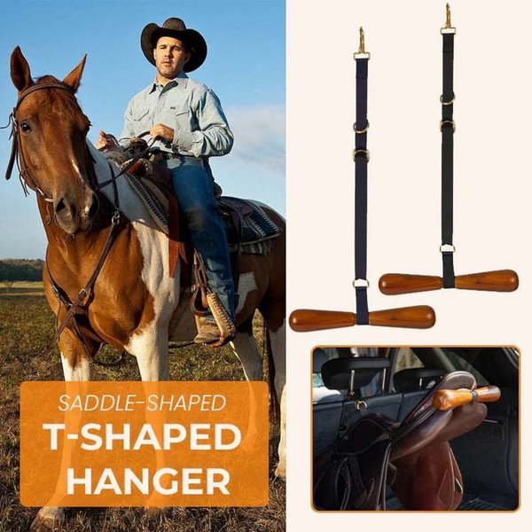 Portable T-Shaped Saddle Rack, Multipurpose Barn & Trailer Tack Organizer, Horse Accessory, Gift for Equestrian Enthusiasts/Horse Lovers