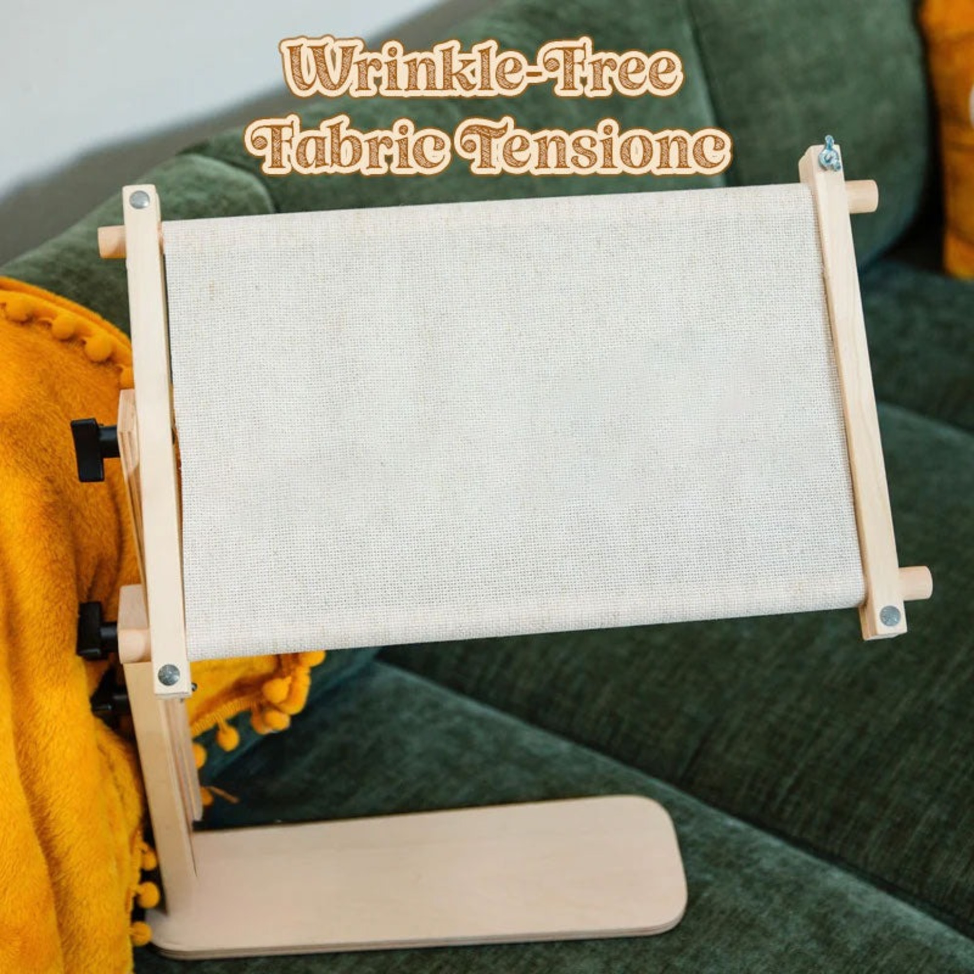 Scroll Bar Fabric Tension System