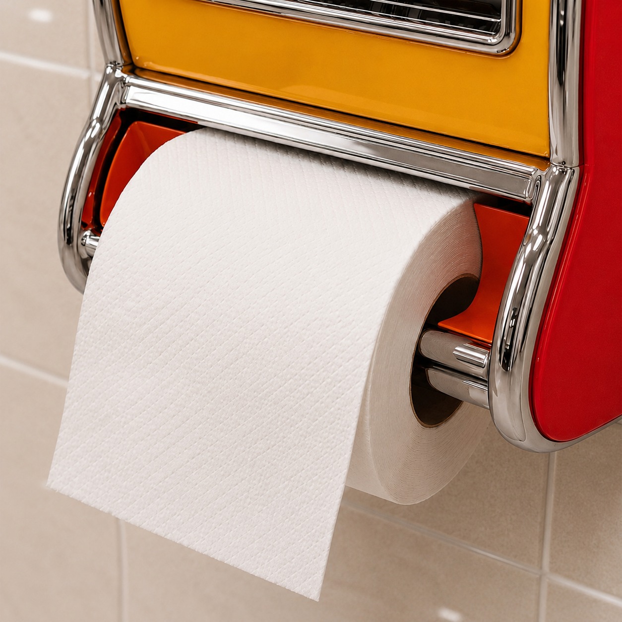 Upgraded paper outlet